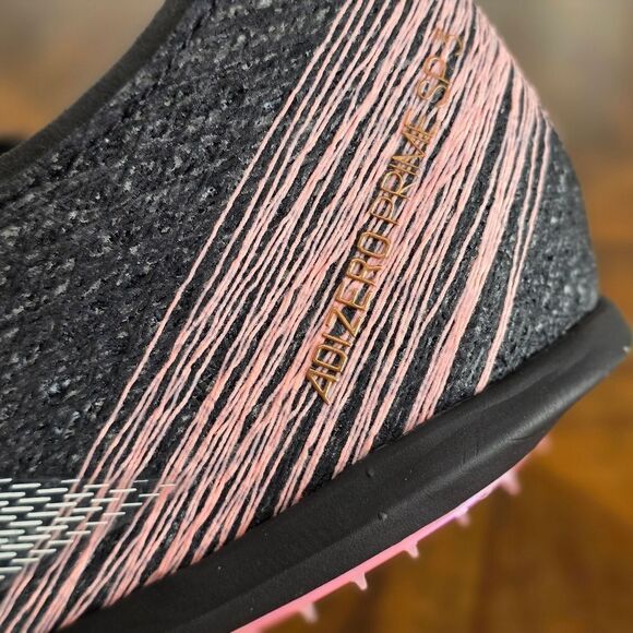 Adidas Adizero Prime SP 3 Strung Track & Field Spikes Men's 9 Black Grey IG4330 - Picture 9 of 16